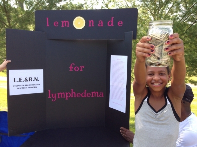 10yr old STL Girl with lymphedema created “Lemonade for Lyphedema”