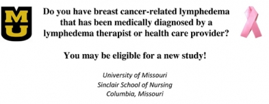 A New Study for Breast Cancer Related Lymphedema in Missouri