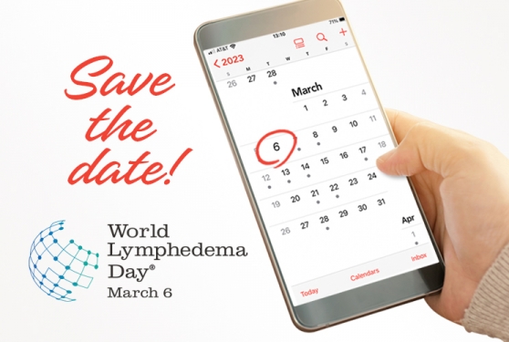 World Lymphedema Day is March 6