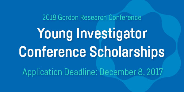 Young Investigator Conference Scholarships Deadline: December 8, 2017